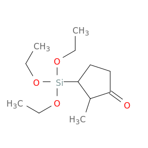 Cyclopentanone, 2-methyl-3-(triethoxysilyl)-