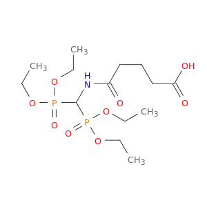 Pentanoic acid, 5-[[bis(diethoxyphosphinyl)methyl]amino]-5-oxo-