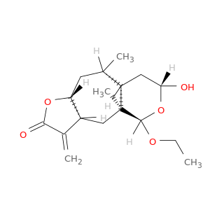Furo[2',3':5,6]cyclohepta[1,2-c]pyran-2(3H)-one,5-ethoxydecahydro-7-hydroxy-4a,9-dimethyl-3-methylene-,(3aR,4aS,5R,7R,8aS,9R,10aR)-