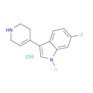 1H-Indole, 6-fluoro-3-(1,2,3,6-tetrahydro-4-pyridinyl)-, hydrochloride