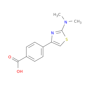 Benzoic acid, 4-[2-(dimethylamino)-4-thiazolyl]-
