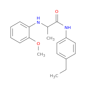 Propanamide, N-(4-ethylphenyl)-2-[(2-methoxyphenyl)amino]-