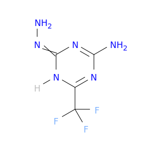 1,3,5-Triazin-2(1H)-one, 4-amino-6-(trifluoromethyl)-, hydrazone