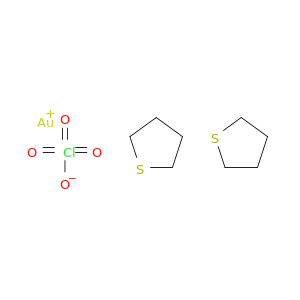 Gold(1+), bis(tetrahydrothiophene)-, perchlorate
