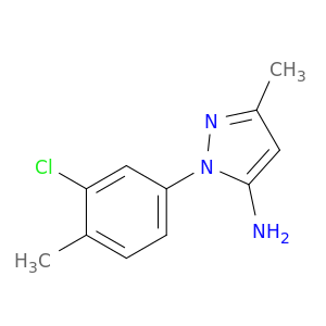 1-(3-Chloro-4-methylphenyl)-3-methyl-1H-pyrazol-5-amine