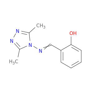 Phenol, 2-[[(3,5-dimethyl-4H-1,2,4-triazol-4-yl)imino]methyl]-