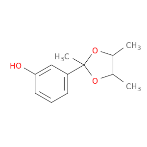 Phenol, 3-(2,4,5-trimethyl-1,3-dioxolan-2-yl)-