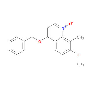 Quinoline, 7-methoxy-8-methyl-4-(phenylmethoxy)-, 1-oxide