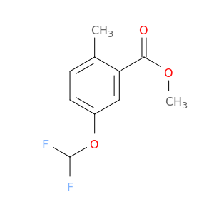 苯甲酸,5-(二氟甲氧基)-2-甲基-,甲酯