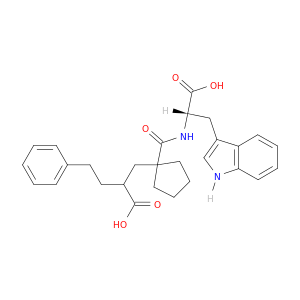 L-Tryptophan,N-[[1-(2-carboxy-4-phenylbutyl)cyclopentyl]carbonyl]-