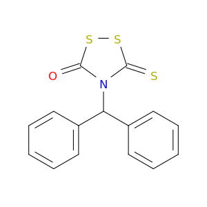 1,2,4-Dithiazolidin-3-one, 4-(diphenylmethyl)-5-thioxo-
