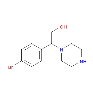2-(4-Bromophenyl)-2-(piperazin-1-yl)ethan-1-ol