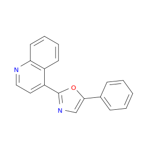 Quinoline, 4-(5-phenyl-2-oxazolyl)-