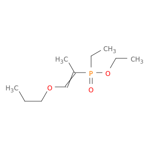 Phosphinic acid, ethyl(1-methyl-2-propoxyethenyl)-, ethyl ester