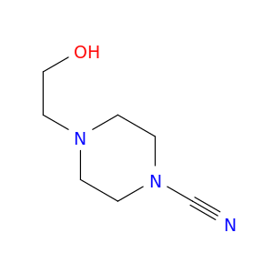 1-Piperazinecarbonitrile,4-(2-hydroxyethyl)-