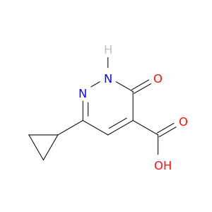6-cyclopropyl-3-oxo-2,3-dihydropyridazine-4-carboxylic acid