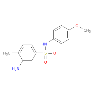 3-Amino-N-(4-methoxyphenyl)-4-methylbenzene-1-sulfonamide
