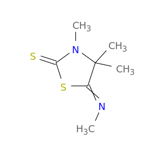 3,4,4-三甲基-5-(甲基咪脊氨基)-2-噻唑烷酮