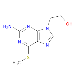 9H-Purine-9-ethanol,2-amino-6-(methylthio)-