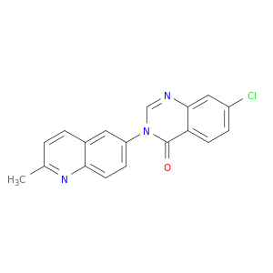 4(3H)-Quinazolinone, 7-chloro-3-(2-methyl-6-quinolinyl)-