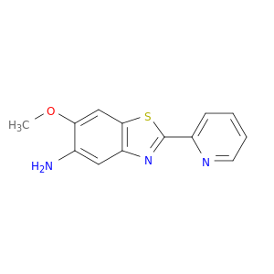 5-Benzothiazolamine, 6-methoxy-2-(2-pyridinyl)-