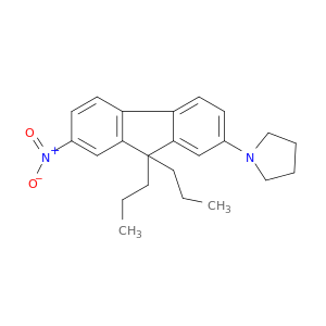 Pyrrolidine, 1-(7-nitro-9,9-dipropyl-9H-fluoren-2-yl)-