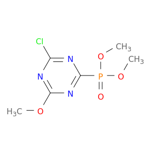 Phosphonic acid, (4-chloro-6-methoxy-1,3,5-triazin-2-yl)-, dimethyl ester