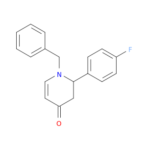 4(1H)-Pyridinone, 2-(4-fluorophenyl)-2,3-dihydro-1-(phenylmethyl)-