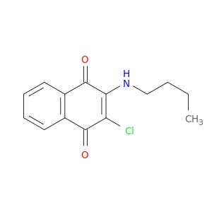 1,4-Naphthalenedione,2-(butylamino)-3-chloro-