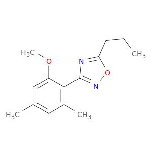 1,2,4-Oxadiazole, 3-(2-methoxy-4,6-dimethylphenyl)-5-propyl-