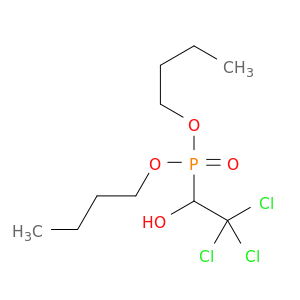 二丁基P-(2,2,2-三氯-1-羟乙基)膦酸盐