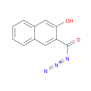 2-Naphthalenecarbonylazide, 3-hydroxy-
