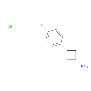 3-(4-Fluorophenyl)cyclobutan-1-amine hcl