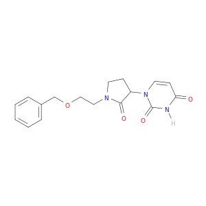 1-{1-[2-(benzyloxy)ethyl]-2-oxopyrrolidin-3-yl}pyrimidine-2,4(1h,3h)-dione