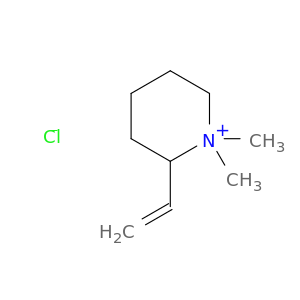 Piperidinium, 2-ethenyl-1,1-dimethyl-, chloride