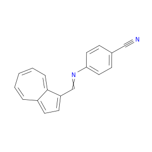 Benzonitrile, 4-[(1-azulenylmethylene)amino]-