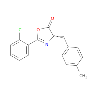 5(4H)-Oxazolone, 2-(2-chlorophenyl)-4-[(4-methylphenyl)methylene]-