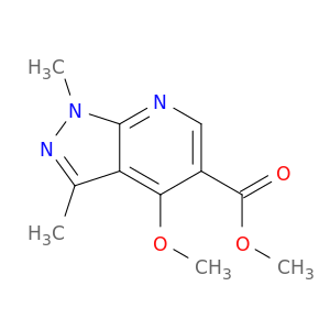 1H-Pyrazolo[3,4-b]pyridine-5-carboxylicacid, 4-methoxy-1,3-dimethyl-, methyl ester