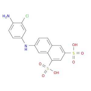 1,3-Naphthalenedisulfonic acid, 7-[(4-amino-3-chlorophenyl)amino]-