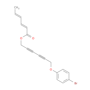 2,4-Hexadienoic acid, 6-(4-bromophenoxy)-2,4-hexadiynyl ester, (E,E)-