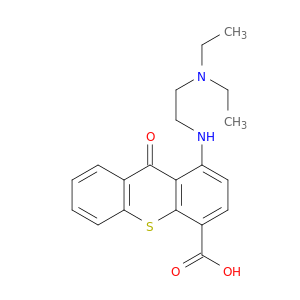 9H-Thioxanthene-4-carboxylicacid, 1-[[2-(diethylamino)ethyl]amino]-9-oxo-