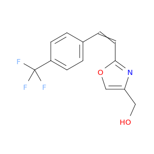 4-Oxazolemethanol, 2-[2-[4-(trifluoromethyl)phenyl]ethenyl]-