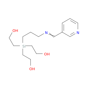 Ethanol, 2,2',2''-[[3-[(3-pyridinylmethylene)amino]propyl]silylidyne]tris-