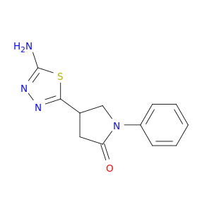 2-吡咯烷酮,4-(5-氨基-1,3,4-噻唑-2-基)-1-苯基-