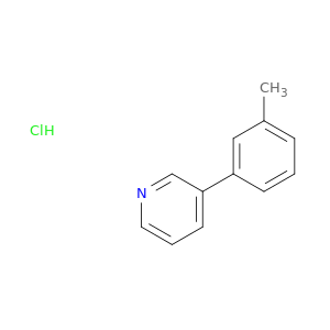 Pyridine, 3-(3-methylphenyl)-, hydrochloride