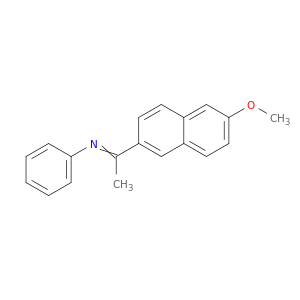 Benzenamine, N-[1-(6-methoxy-2-naphthalenyl)ethylidene]-