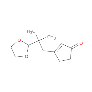 2-Cyclopenten-1-one, 3-[2-(1,3-dioxolan-2-yl)-2-methylpropyl]-