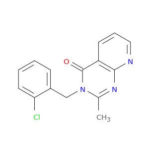 Pyrido[2,3-d]pyrimidin-4(3H)-one, 3-[(2-chlorophenyl)methyl]-2-methyl-