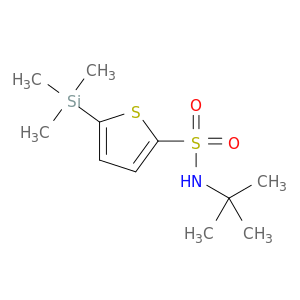 N-(1,1-二甲基乙基)-5-(三甲基甲硅烷基)-2-噻吩磺酰胺