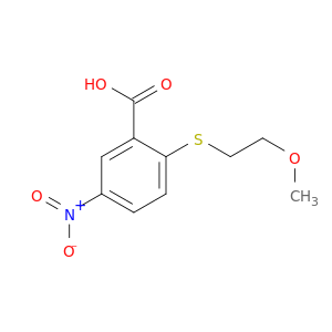 2-[(2-Methoxyethyl)sulfanyl]-5-nitrobenzoic acid